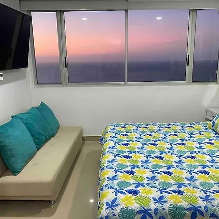 Apto 3002 Frente Al Mar- Edificio Palmetto, Piso 30 * Cartagena