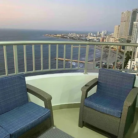 Apartamento Apto 3002 Frente Al Mar- Edificio Palmetto, Piso 30 Cartagena