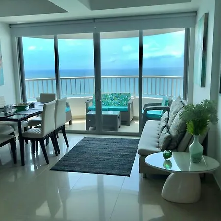 Apartamento Apto 3002 Frente Al Mar- Edificio Palmetto, Piso 30 Cartagena